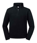 Russell Athletic Auth. 1/4 Zip Sweat - Black