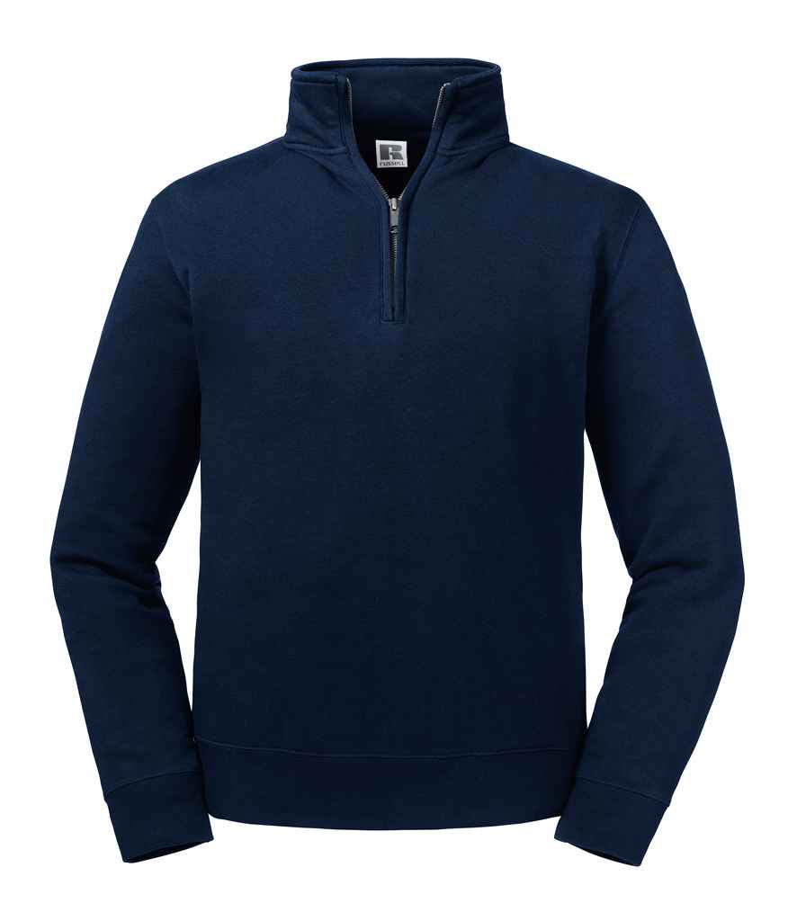 Russell Athletic Auth. 1/4 Zip Sweat - French navy