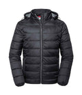 Russell Athletic Hooded Nano Jacket - Black