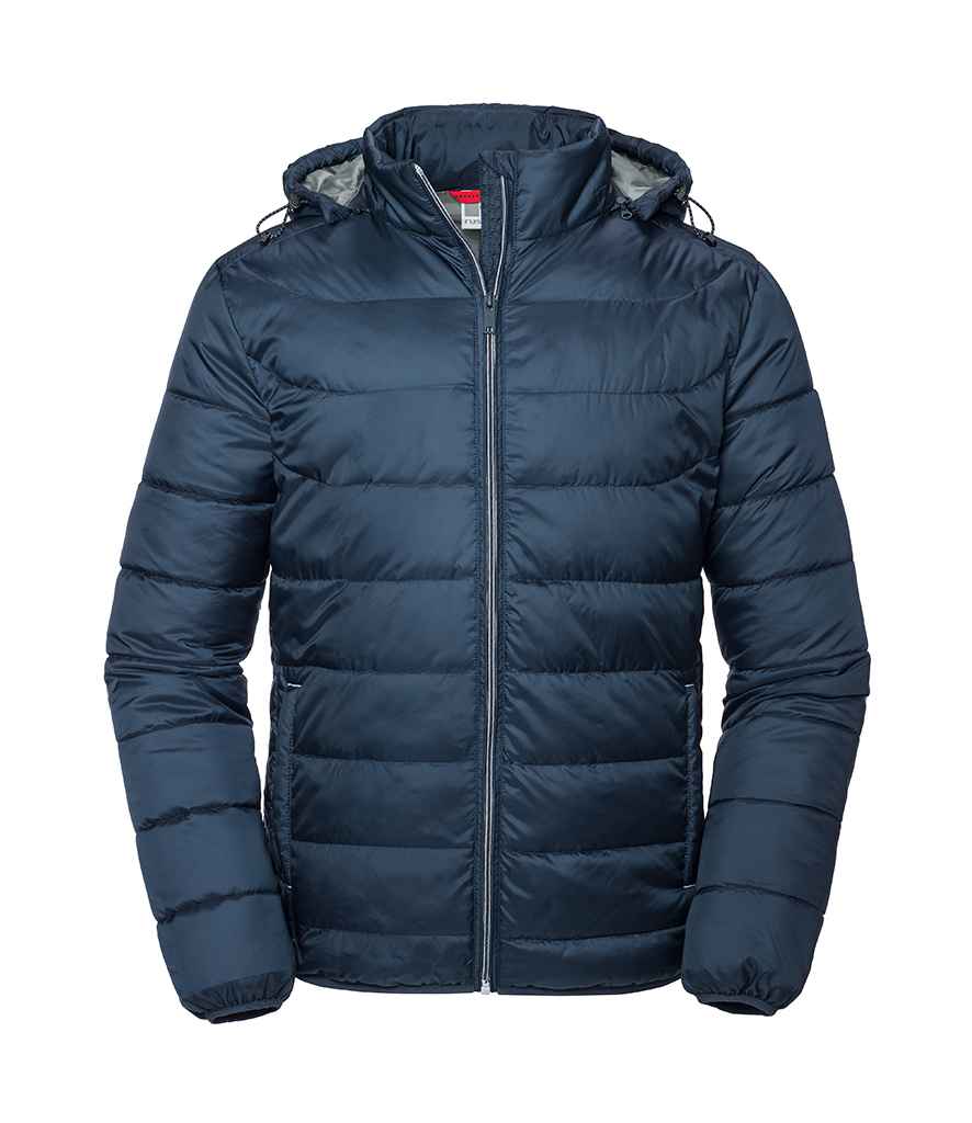 Russell Athletic Hooded Nano Jacket - French navy