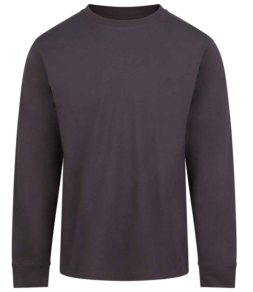 AWDis Long Sleeve 180 T - Solid charcoal