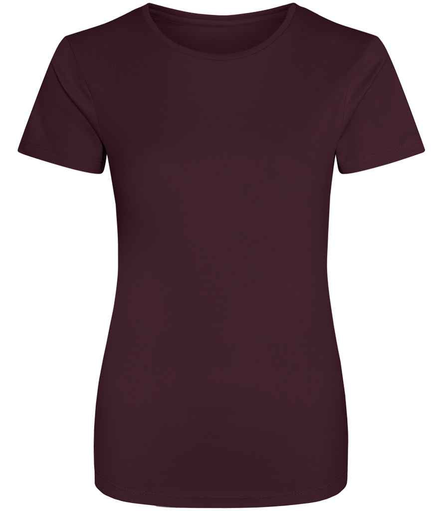 AWDis Womens Cool T - Burgundy