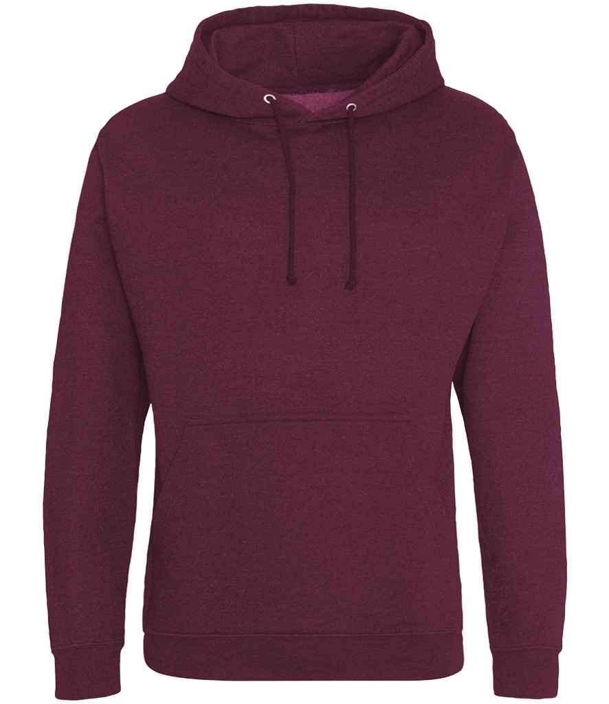AWDis College Hoodie - Burgundy smoke