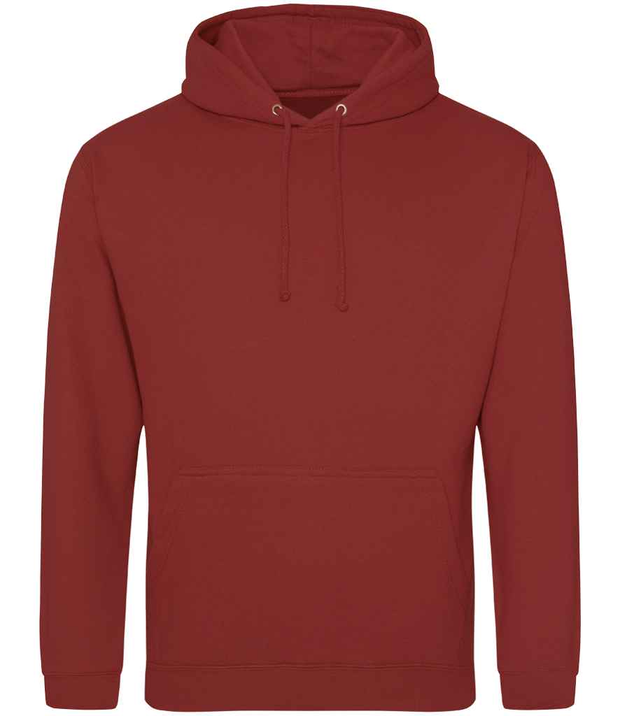 AWDis College Hoodie - Brick Red