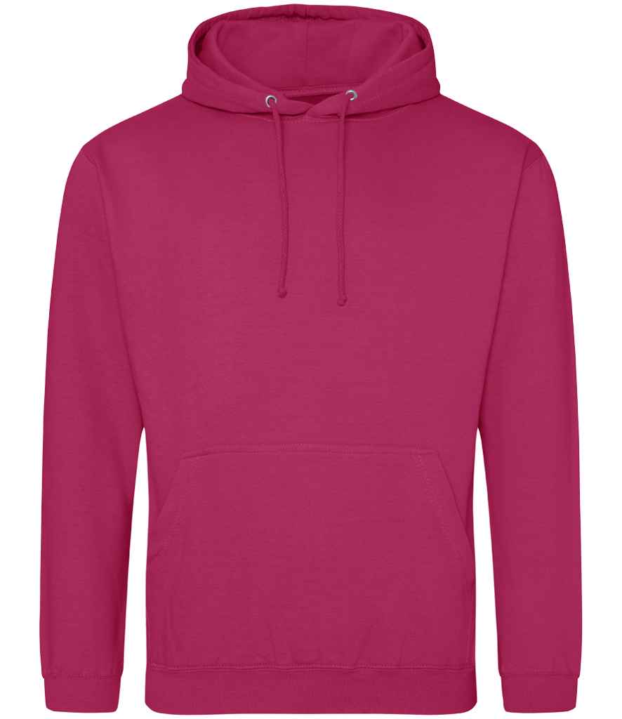 AWDis College Hoodie - Hot Pink