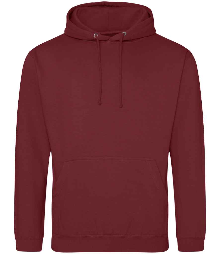 AWDis College Hoodie - Red Hot Chilli