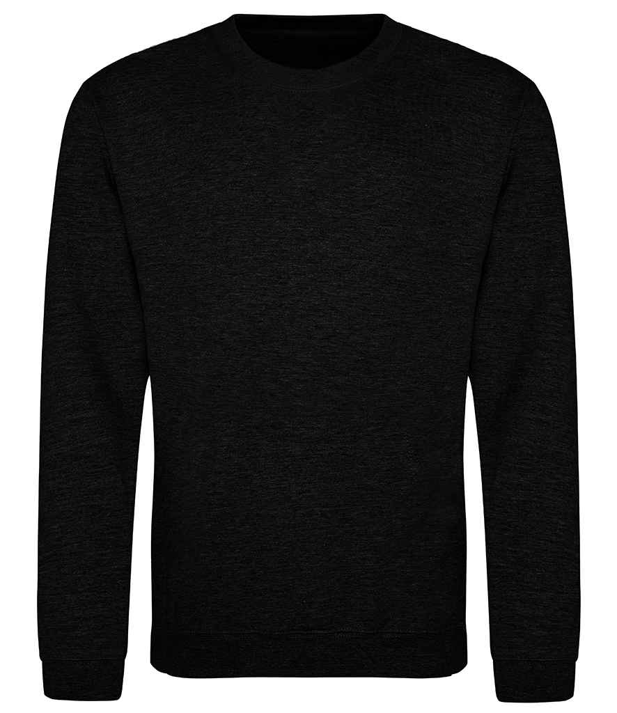 AWDis Set-In Sweatshirt - Black smoke
