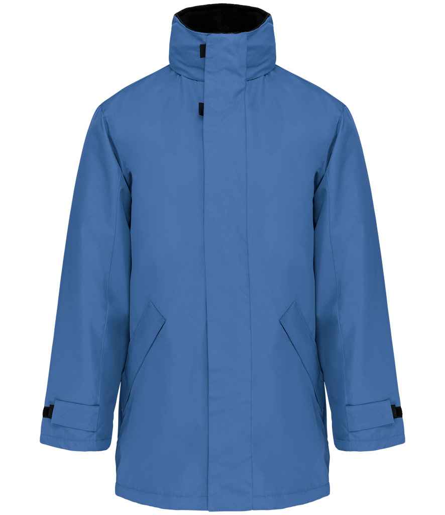 Kariban Parka Jacket - Lt Royal/black