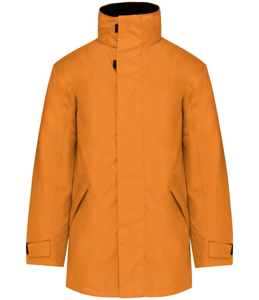 Kariban Parka Jacket - Orange/Black