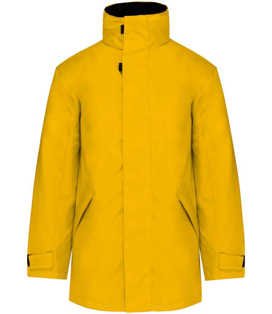 Kariban Parka Jacket - Yellow/dk Grey
