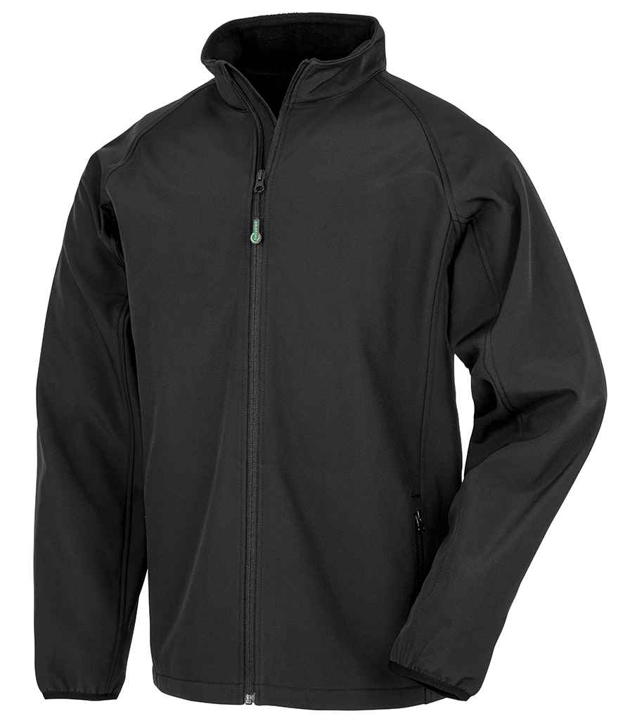 Res. Recycled Printable Softshell - Black
