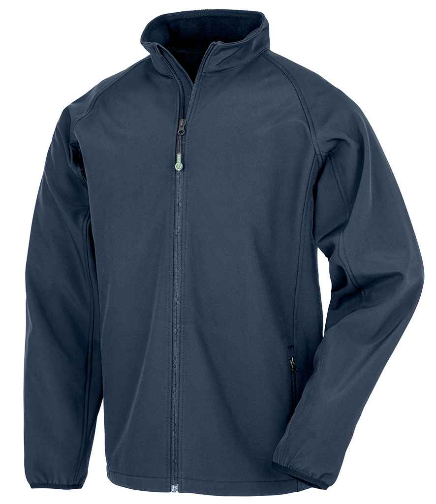 Res. Recycled Printable Softshell - Navy