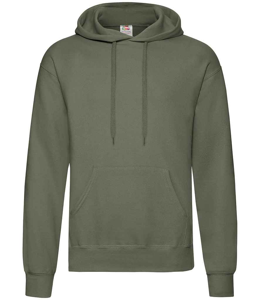 Fruit Loom Hooded Sweatshirt - Classic Olive