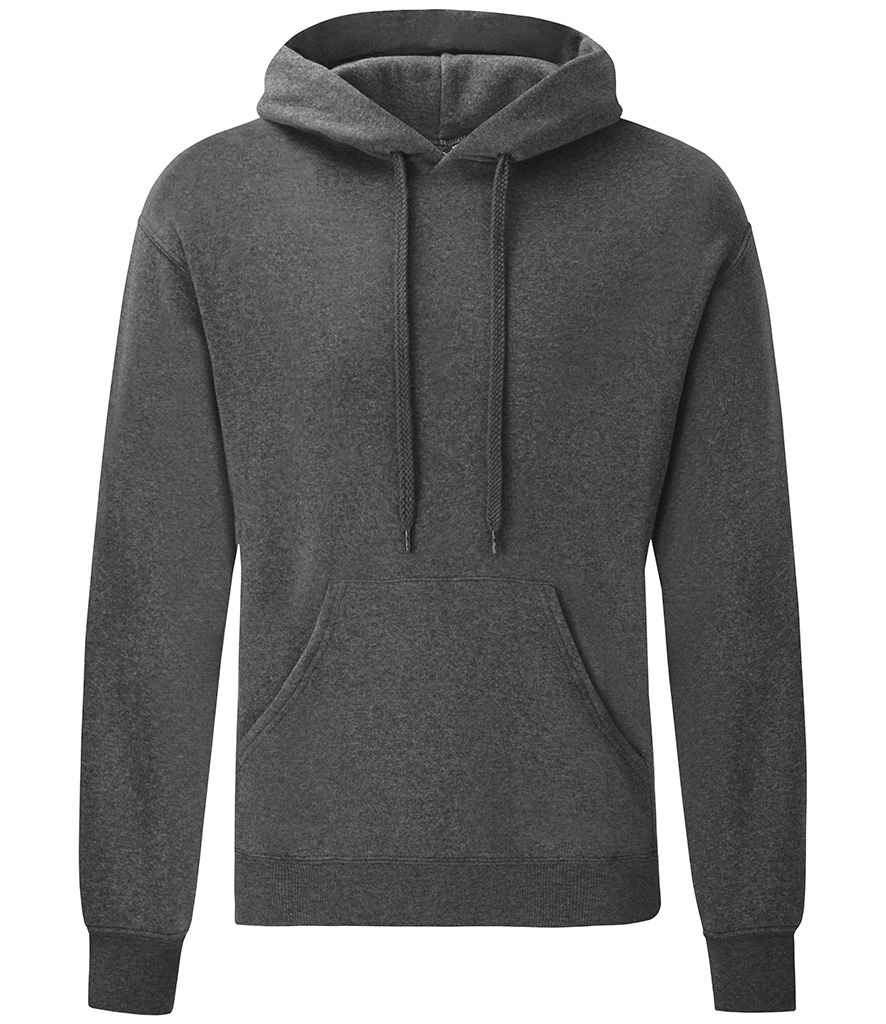 Fruit Loom Hooded Sweatshirt - Dark Heather