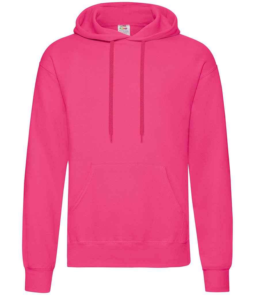 Fruit Loom Hooded Sweatshirt - Fuchsia