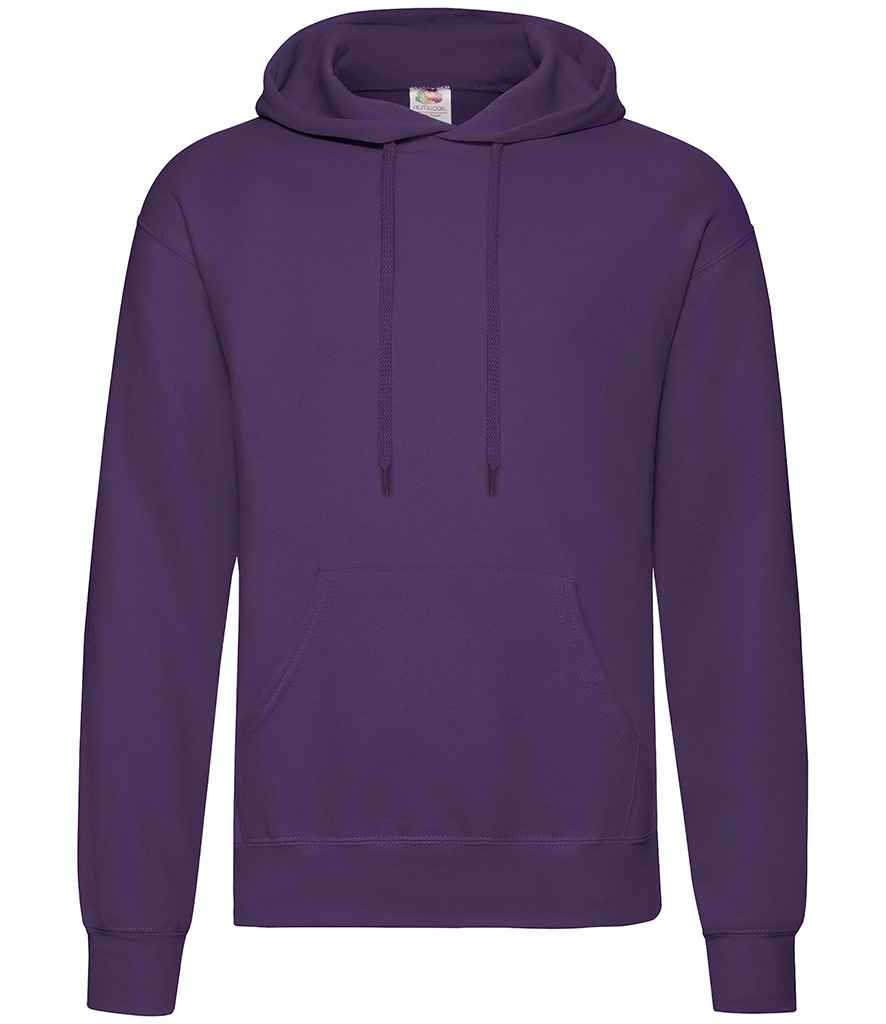 Fruit Loom Hooded Sweatshirt - Purple